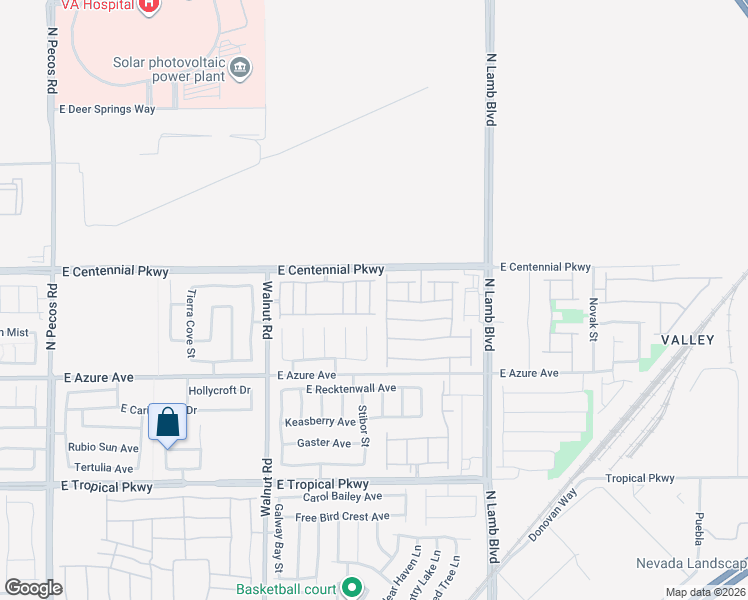 map of restaurants, bars, coffee shops, grocery stores, and more near 6320 Snap Ridge Street in North Las Vegas