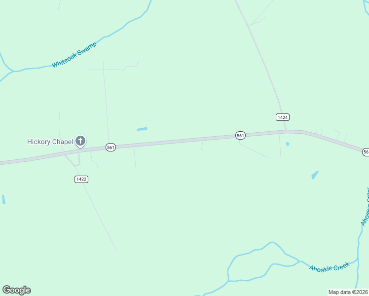map of restaurants, bars, coffee shops, grocery stores, and more near 644 Highway 561 in Ahoskie