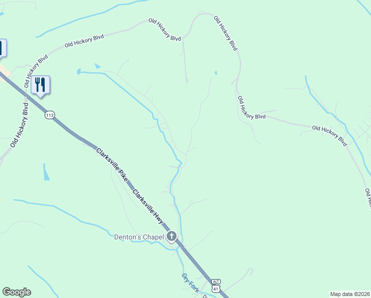 map of restaurants, bars, coffee shops, grocery stores, and more near 5302 Simpkins Road in Nashville