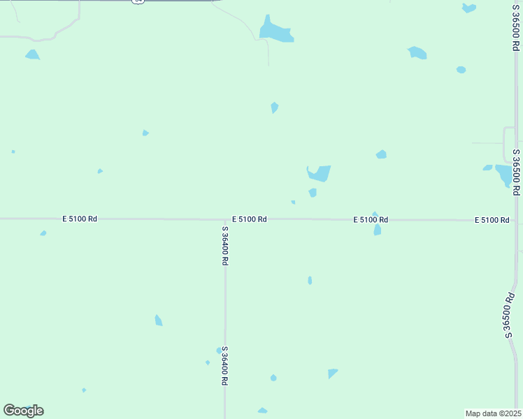 map of restaurants, bars, coffee shops, grocery stores, and more near 364115 East 5100 Road in Cleveland