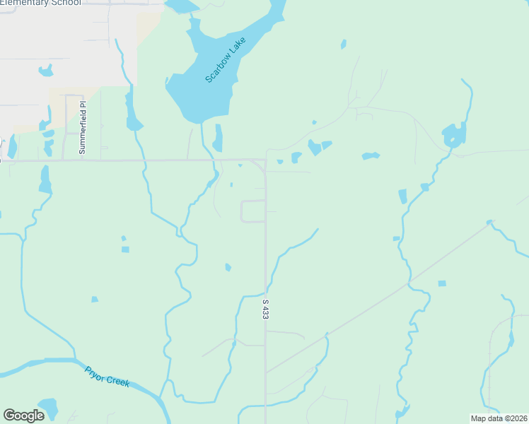 map of restaurants, bars, coffee shops, grocery stores, and more near 2168 N4330 Road in Pryor
