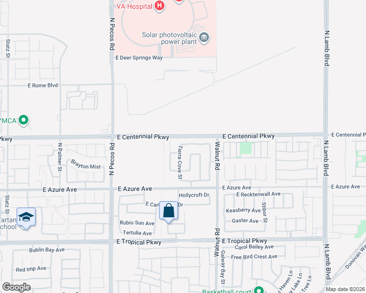 map of restaurants, bars, coffee shops, grocery stores, and more near 3729 Alpine Bypass Avenue in North Las Vegas
