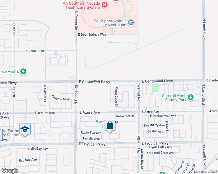 map of restaurants, bars, coffee shops, grocery stores, and more near 6333 Legend Falls Street in North Las Vegas