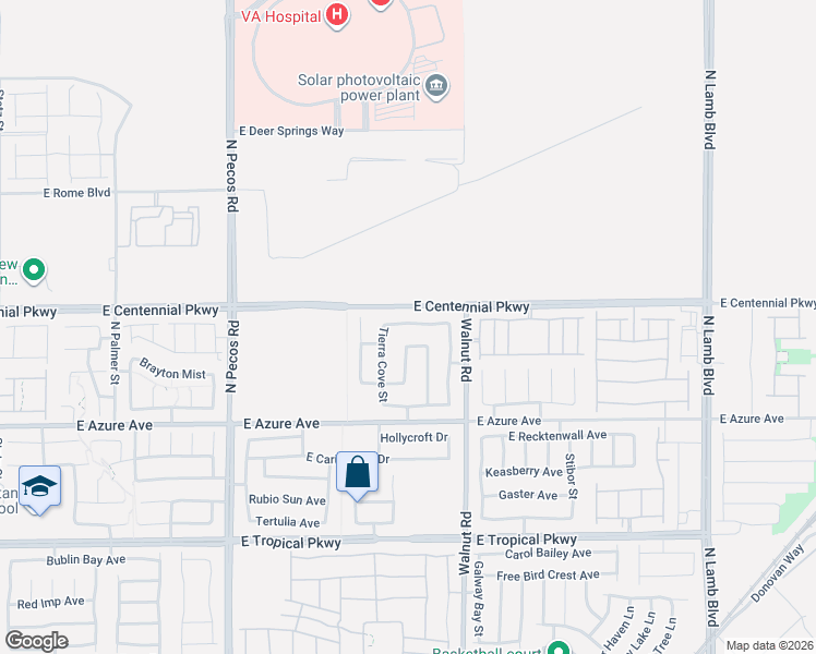 map of restaurants, bars, coffee shops, grocery stores, and more near 3740 Alpine Bypass Avenue in North Las Vegas