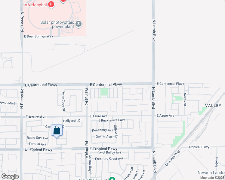 map of restaurants, bars, coffee shops, grocery stores, and more near 6328 Rolling Rose Street in North Las Vegas