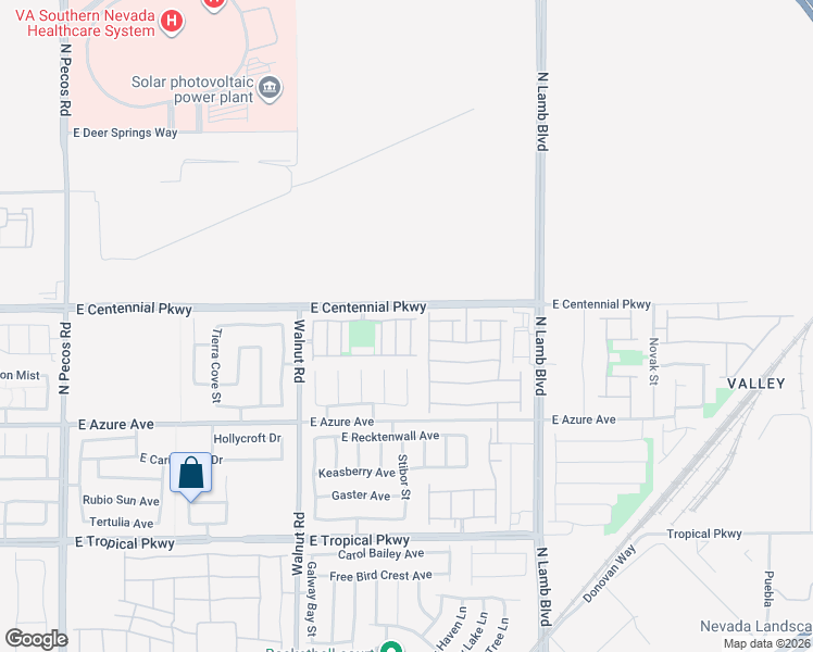 map of restaurants, bars, coffee shops, grocery stores, and more near 6332 Snap Ridge Street in North Las Vegas