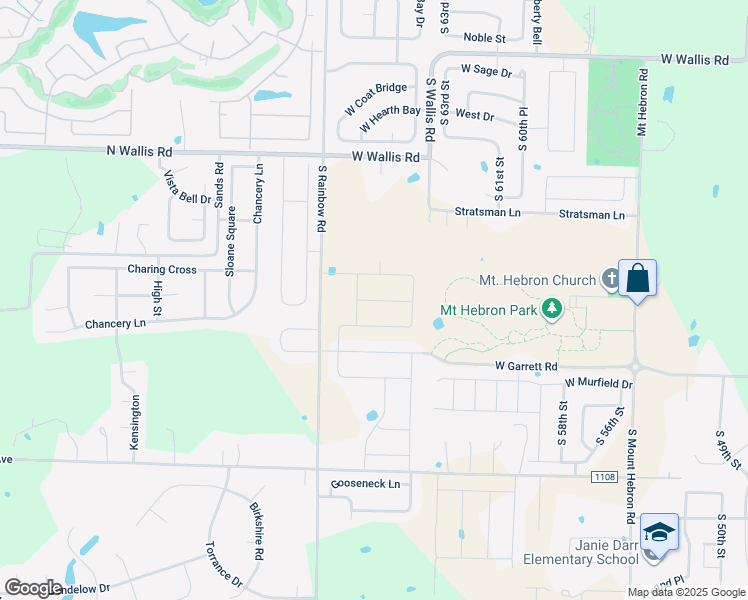 map of restaurants, bars, coffee shops, grocery stores, and more near 748 South Rainbow Road in Cave Springs