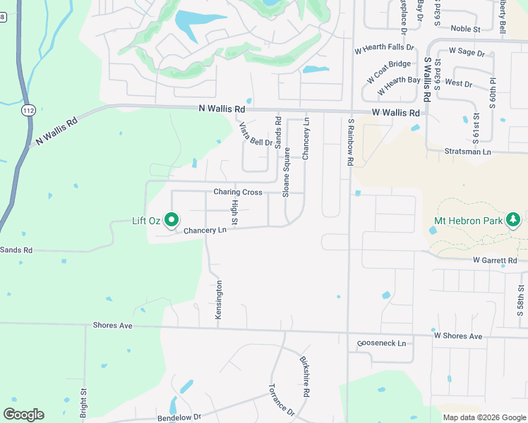 map of restaurants, bars, coffee shops, grocery stores, and more near 805 Hampstead Heath in Cave Springs