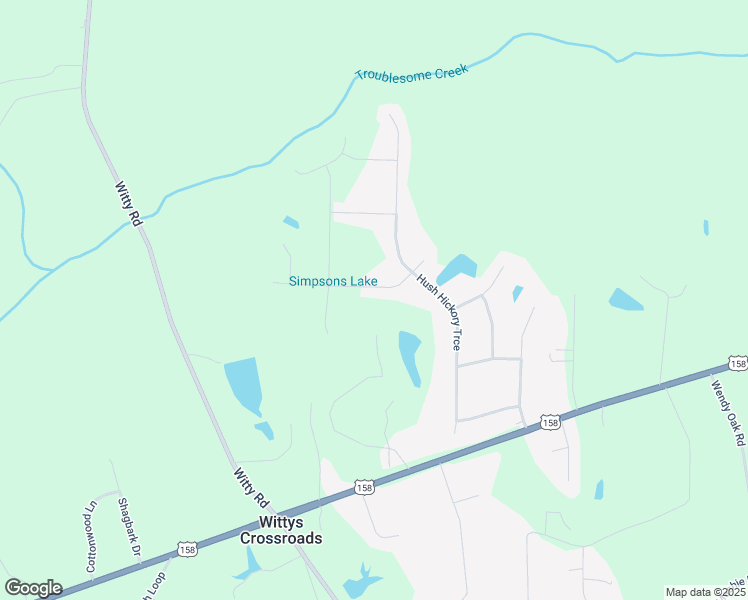 map of restaurants, bars, coffee shops, grocery stores, and more near 134 Sugar Maple Trace in Reidsville