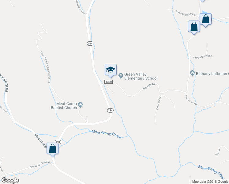 map of restaurants, bars, coffee shops, grocery stores, and more near 203 Courtney Taylor Lane in Boone
