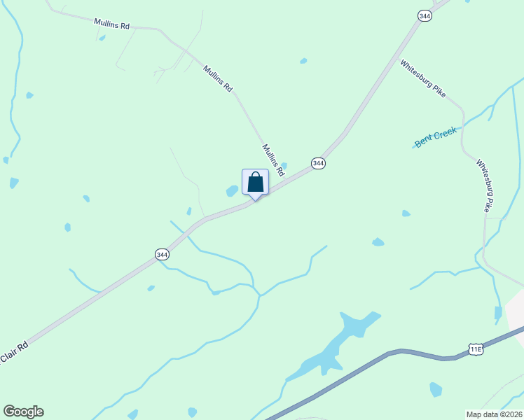 map of restaurants, bars, coffee shops, grocery stores, and more near 7152-7298 Saint Clair Road in Russellville