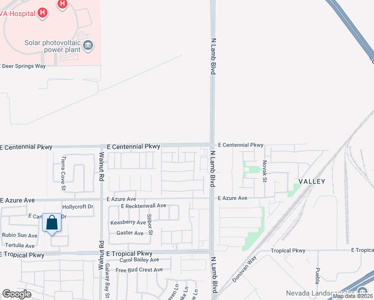 map of restaurants, bars, coffee shops, grocery stores, and more near 6320 Gulf Waters Street in North Las Vegas