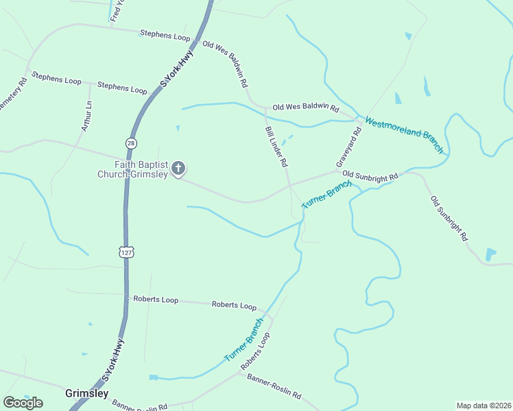 map of restaurants, bars, coffee shops, grocery stores, and more near 1086 Old Sunbright Road in Jamestown