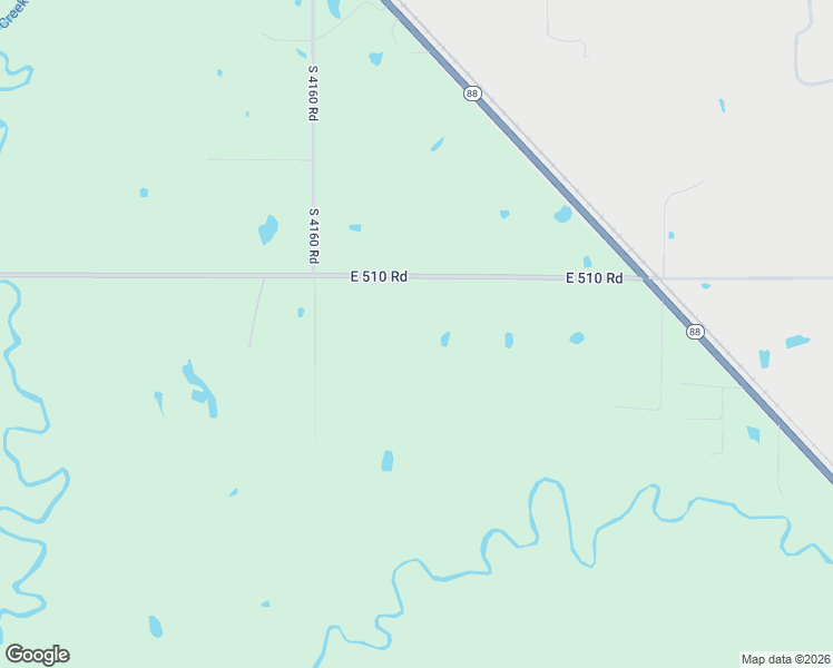 map of restaurants, bars, coffee shops, grocery stores, and more near 13166 East 510 Road in Claremore