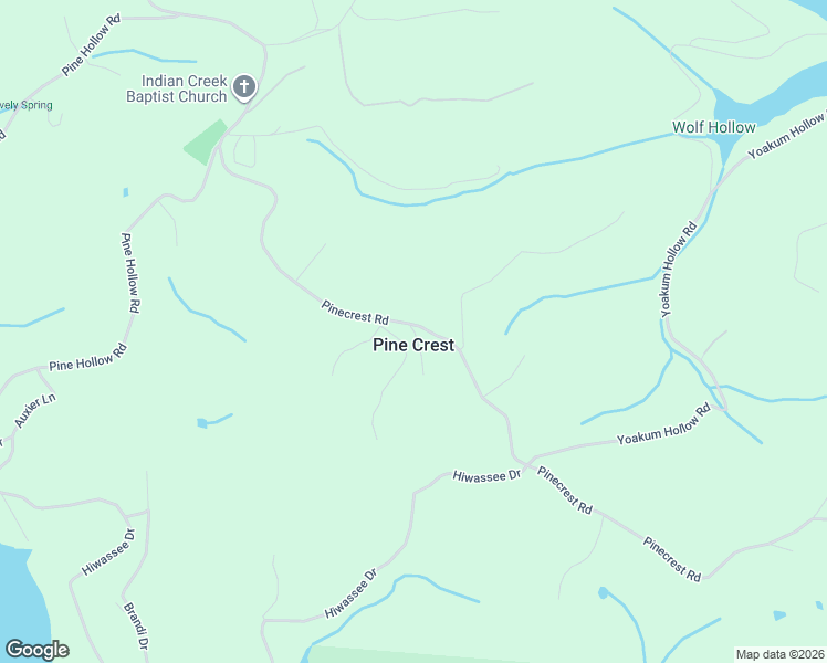 map of restaurants, bars, coffee shops, grocery stores, and more near in Pine Crest