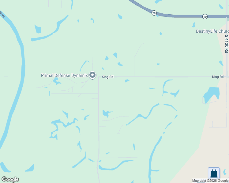 map of restaurants, bars, coffee shops, grocery stores, and more near 23023 South 4120 Road in Claremore