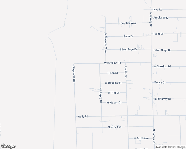 map of restaurants, bars, coffee shops, grocery stores, and more near 3900 North Murphy Street in Pahrump