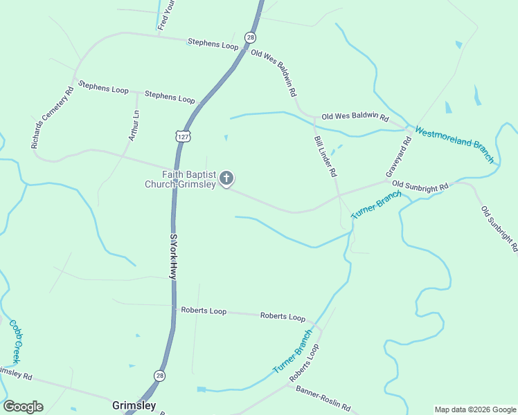 map of restaurants, bars, coffee shops, grocery stores, and more near 1080 Old Sunbright Road in Jamestown