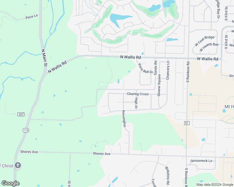 map of restaurants, bars, coffee shops, grocery stores, and more near 808 Charing Cross in Cave Springs