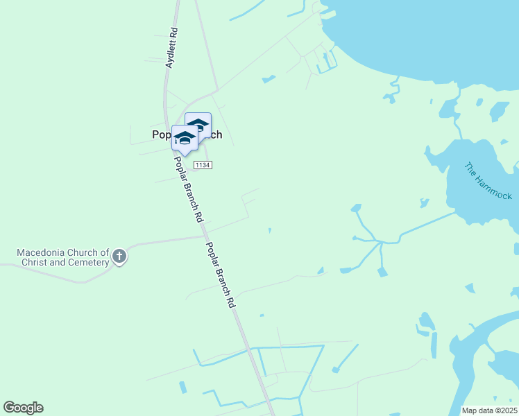 map of restaurants, bars, coffee shops, grocery stores, and more near 108 Priddy Farm Road in Poplar Branch