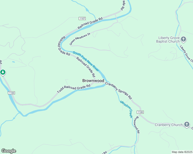 map of restaurants, bars, coffee shops, grocery stores, and more near 7186 Railroad Grade Road in Todd