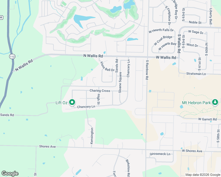 map of restaurants, bars, coffee shops, grocery stores, and more near 1012 Charing Cross in Cave Springs