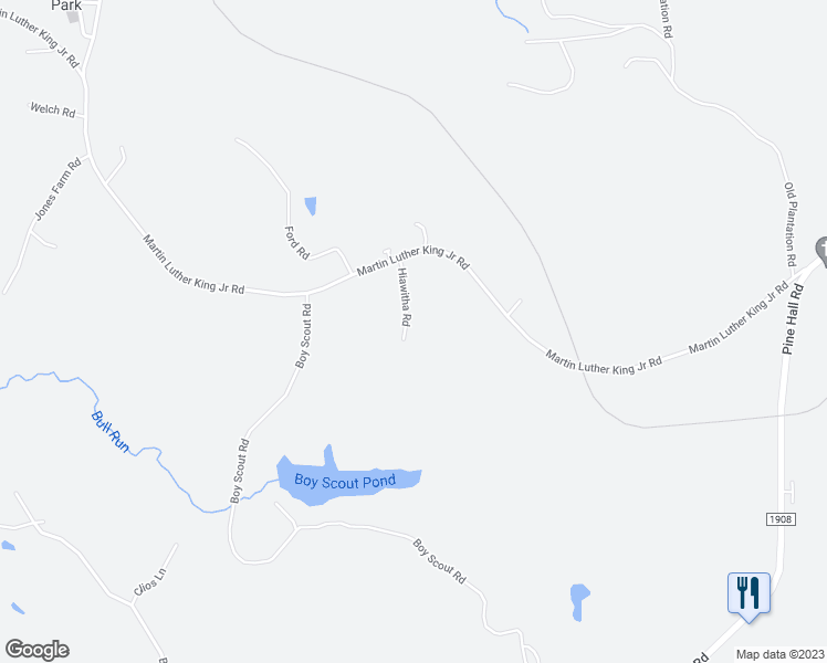 map of restaurants, bars, coffee shops, grocery stores, and more near 1075 Hiawitha Road in Walnut Cove