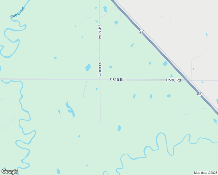 map of restaurants, bars, coffee shops, grocery stores, and more near 13166 East 510 Road in Claremore