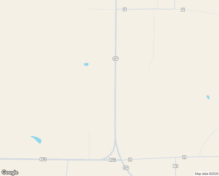 map of restaurants, bars, coffee shops, grocery stores, and more near Highway 207 in Spearman