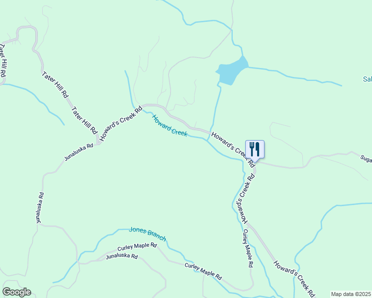 map of restaurants, bars, coffee shops, grocery stores, and more near 5901 Howard's Creek Road in Boone