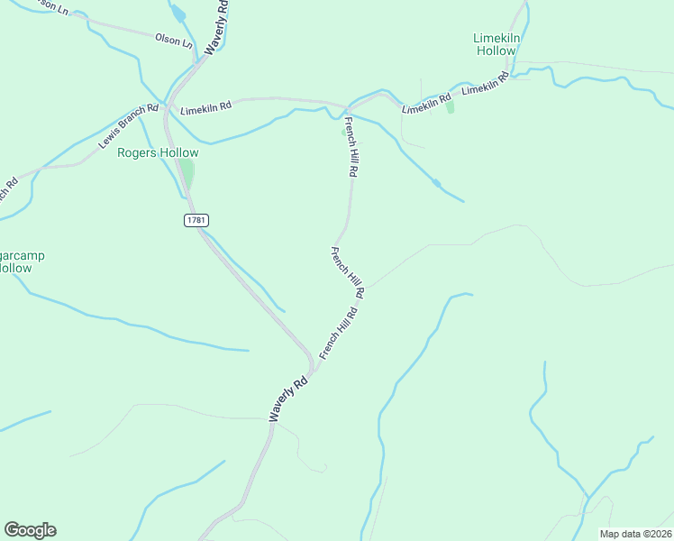 map of restaurants, bars, coffee shops, grocery stores, and more near 455 French Hill Road in Tennessee Ridge