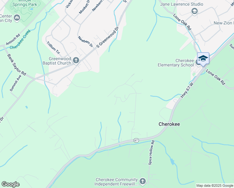 map of restaurants, bars, coffee shops, grocery stores, and more near 150 Thomas and Webb Road in Johnson City