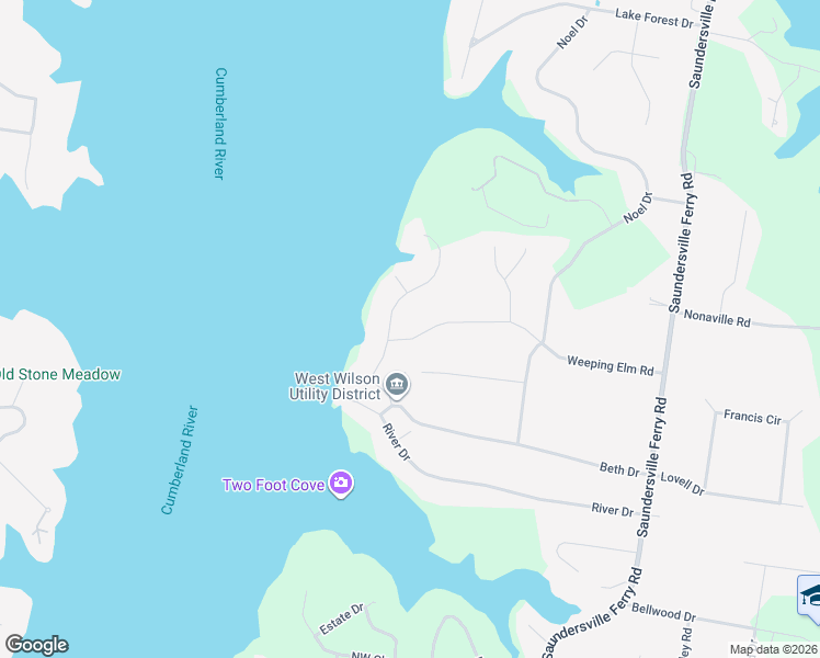 map of restaurants, bars, coffee shops, grocery stores, and more near 590 Weeping Elm Road in Mt. Juliet