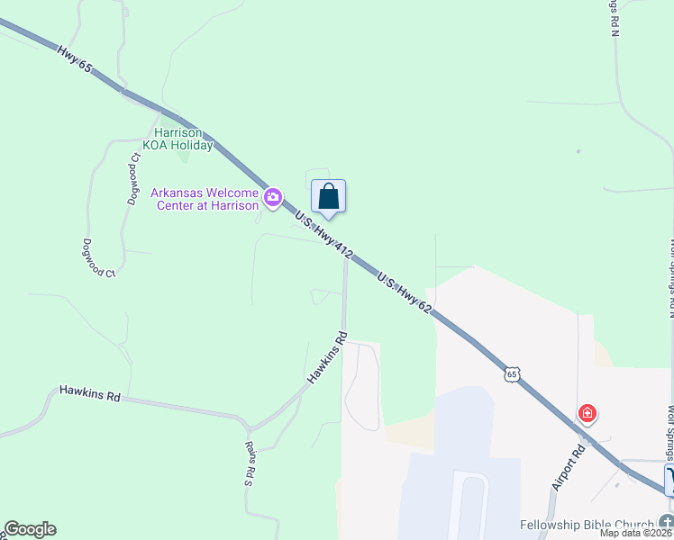 map of restaurants, bars, coffee shops, grocery stores, and more near 1324 Hawkins Road in Harrison