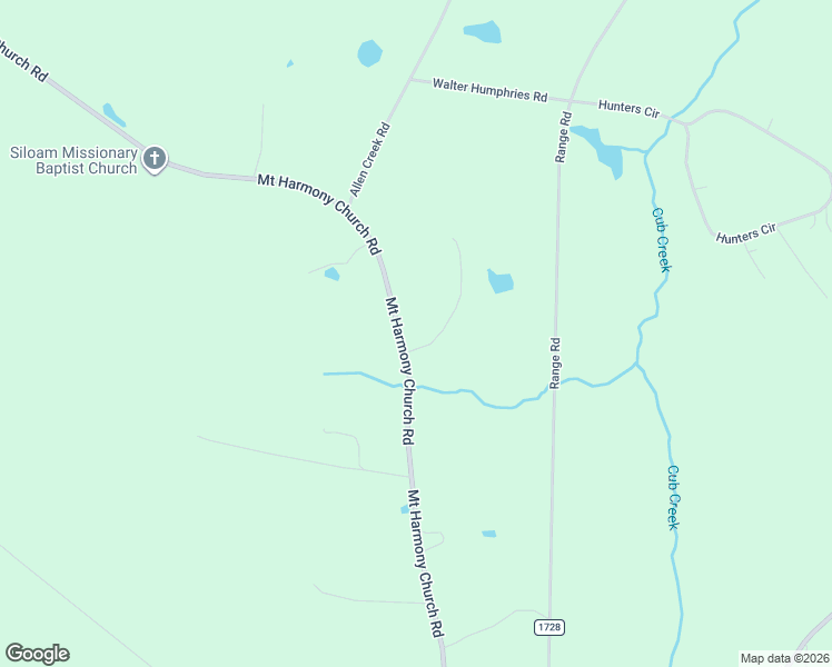 map of restaurants, bars, coffee shops, grocery stores, and more near 5445 Mount Harmony Church Road in Rougemont