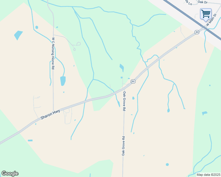 map of restaurants, bars, coffee shops, grocery stores, and more near 4261 Sharon Highway in Dresden