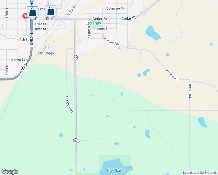 map of restaurants, bars, coffee shops, grocery stores, and more near 312 Rose Rock Drive in Perry