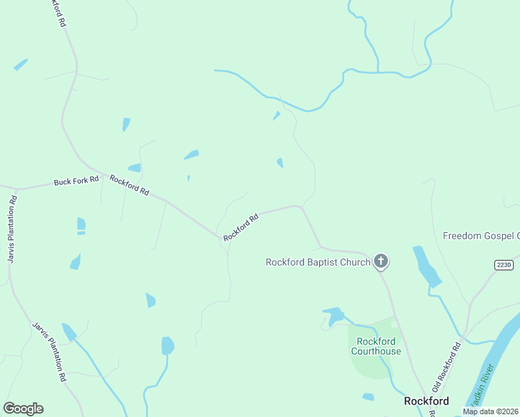 map of restaurants, bars, coffee shops, grocery stores, and more near 4681 Rockford Road in Dobson