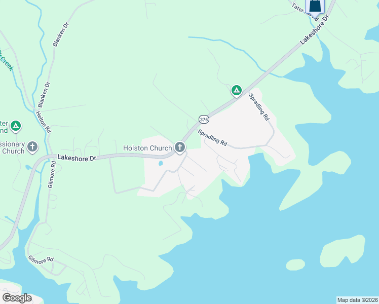 map of restaurants, bars, coffee shops, grocery stores, and more near 179 Twin Church Road in Bean Station