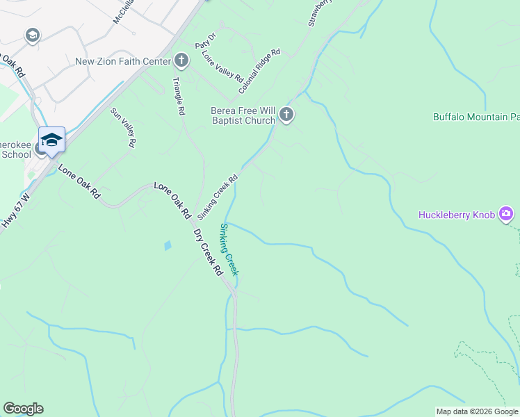 map of restaurants, bars, coffee shops, grocery stores, and more near 101 Harvey Lane in Johnson City