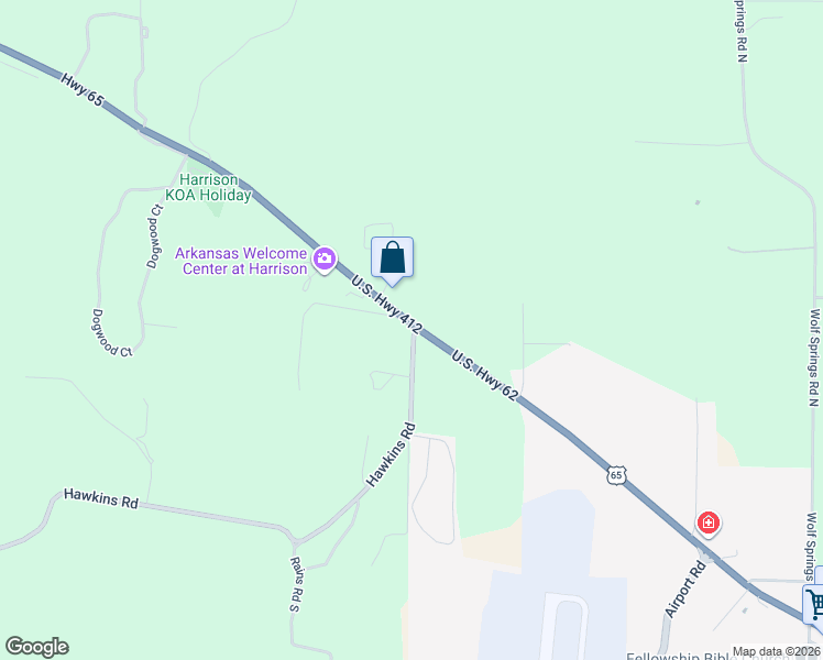 map of restaurants, bars, coffee shops, grocery stores, and more near 1324 Hawkins Road in Harrison