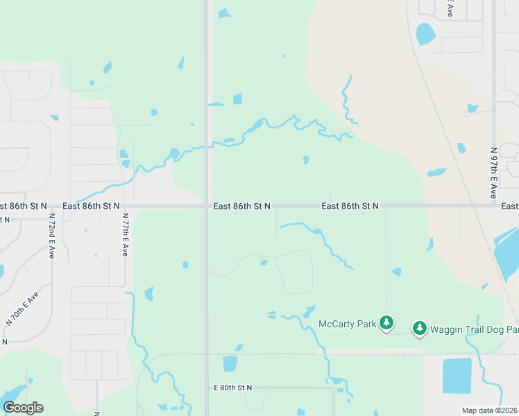 map of restaurants, bars, coffee shops, grocery stores, and more near 8360 East 86th Street North in Owasso