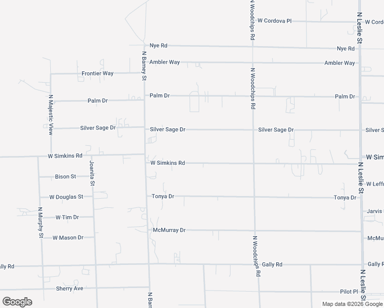 map of restaurants, bars, coffee shops, grocery stores, and more near 2780 West Simkins Road in Pahrump