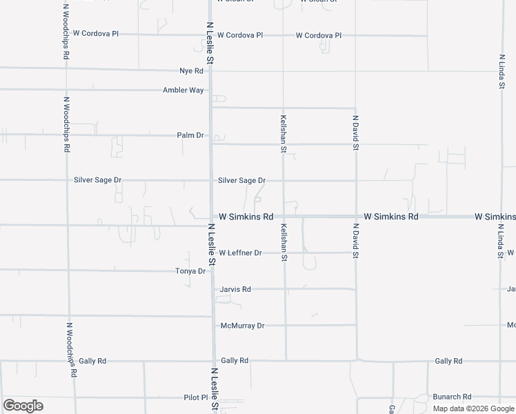 map of restaurants, bars, coffee shops, grocery stores, and more near 1850 West Simkins Road in Pahrump