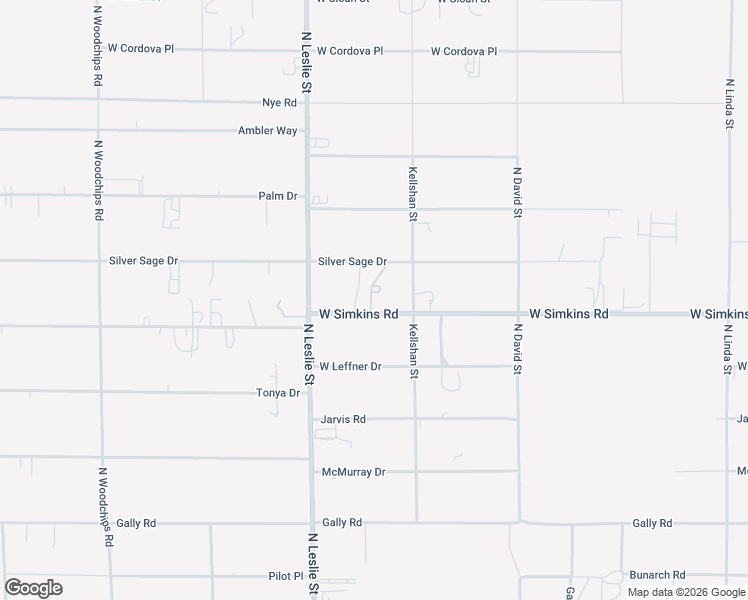 map of restaurants, bars, coffee shops, grocery stores, and more near 1850 West Simkins Road in Pahrump