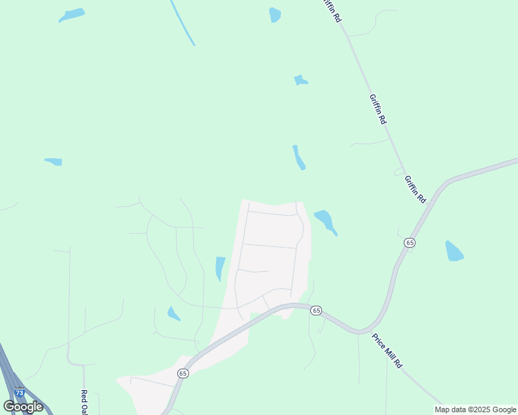 map of restaurants, bars, coffee shops, grocery stores, and more near 139 Broadwater Way in Stokesdale