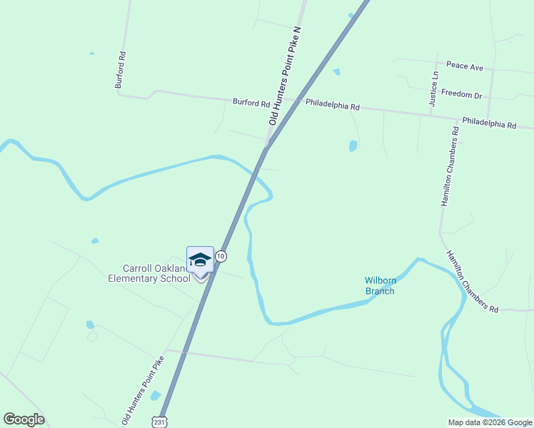 map of restaurants, bars, coffee shops, grocery stores, and more near 5063 Hunters Point Pike in Lebanon