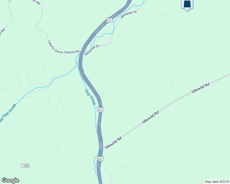 map of restaurants, bars, coffee shops, grocery stores, and more near Titus Ridge Drive in Ashe County