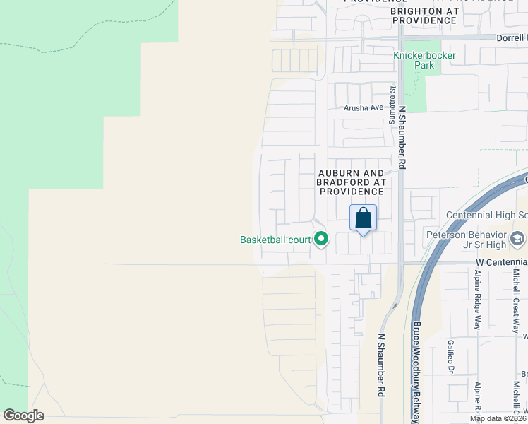 map of restaurants, bars, coffee shops, grocery stores, and more near 6502 Corsari Ridge Street in Las Vegas