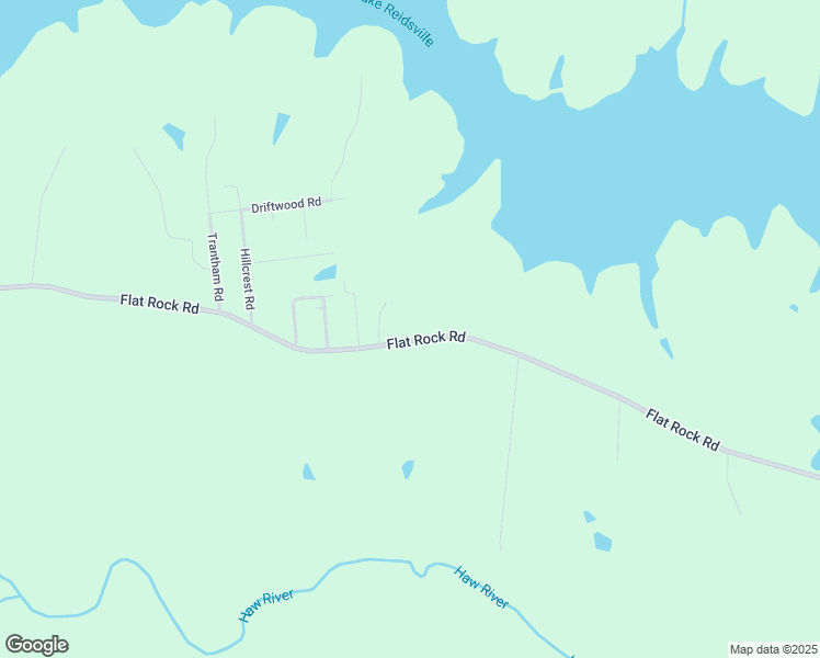 map of restaurants, bars, coffee shops, grocery stores, and more near 1081 Flat Rock Road in Reidsville